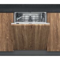 Hotpoint Full Size Built In Dishwasher - Silver - 14 Place Settings - E Rated - H2I HD526 UK