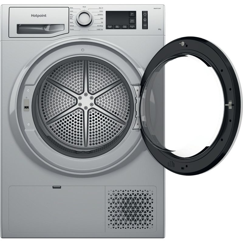 Hotpoint Dryer NT M11 82SSK UK Silver Frontal open