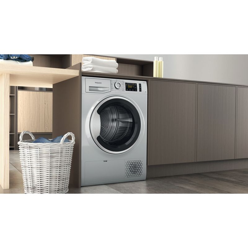 Hotpoint Dryer NT M11 82SSK UK Silver Lifestyle perspective