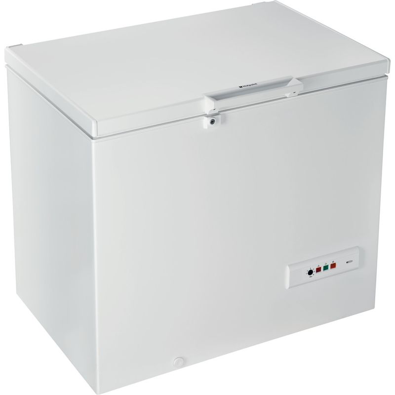 Hotpoint Freezer Freestanding CS2A 250 H FA 1 White Perspective