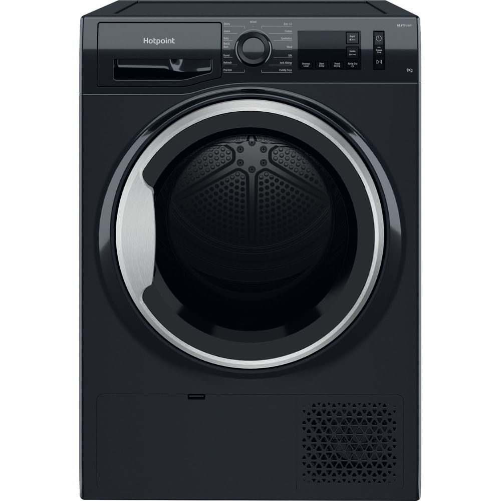 Hotpoint CreaseCare NT M11 82BSK UK - 8kg Heat Pump Tumble Dryer