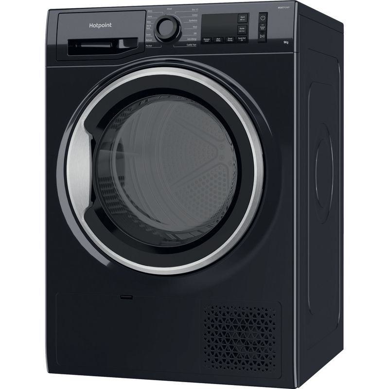 Hotpoint Dryer NT M11 92BSK UK Black Perspective