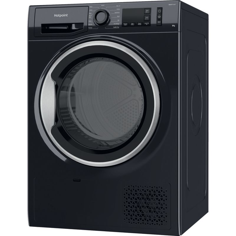 Hotpoint Dryer NT M11 82BSK UK Black Perspective