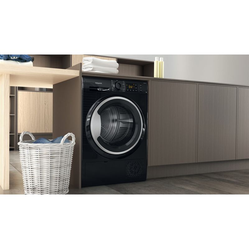 Hotpoint Dryer NT M11 82BSK UK Black Lifestyle perspective