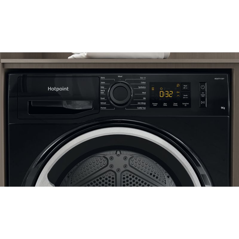 Hotpoint Dryer NT M11 92BSK UK Black Control panel