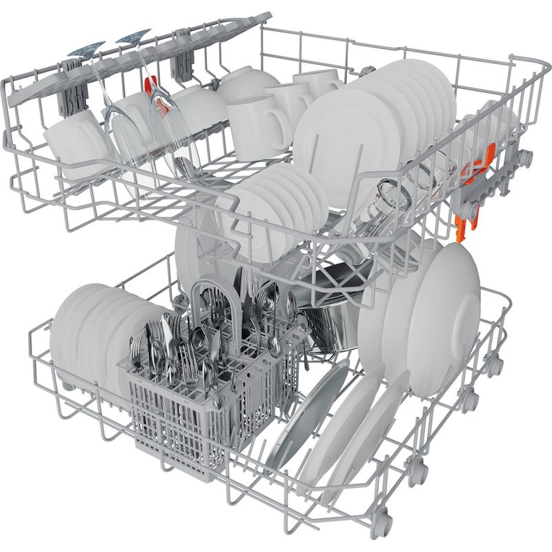 Hotpoint Dishwasher Built-in H3B L626 X UK Half-integrated E Technical Translucent