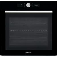 Hotpoint Class 4 MultiFlow Built-In Electric Single Oven - Black - Pyrolytic - A+ Rated - SI4 854 P BL