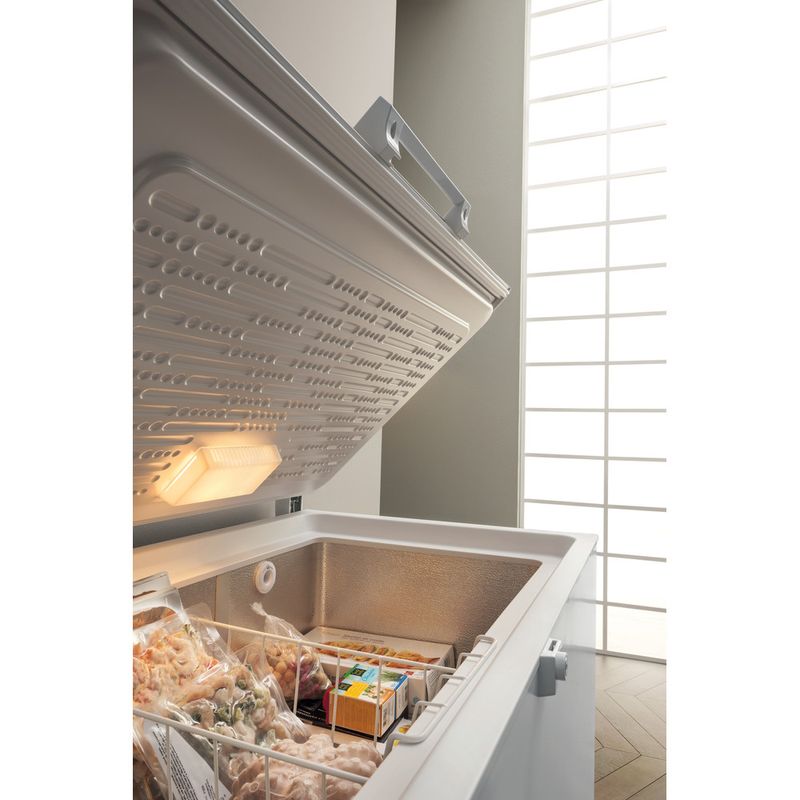 Hotpoint Freezer Freestanding CS2A 250 H FA 1 White Lifestyle perspective open