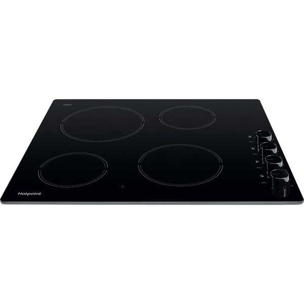 Hotpoint-HOB-HR-620-R-H-Black-Radiant-vitroceramic-Frontal-top-down