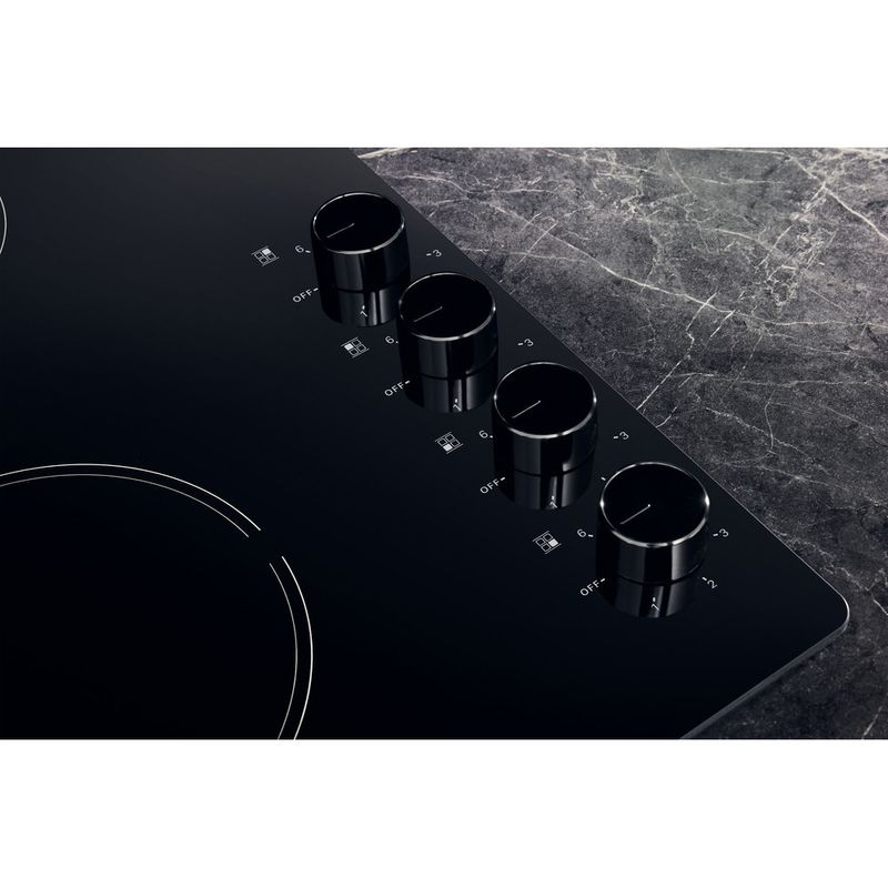 Hotpoint HOB HR 620 R H Black Radiant vitroceramic Lifestyle control panel