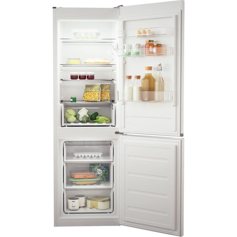 Hotpoint Fridge Freezer Freestanding H1NT 821E W 1 Global white 2 doors Frontal open
