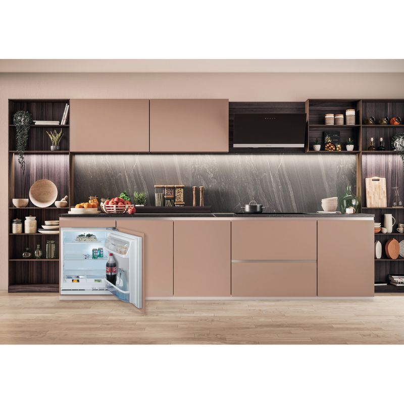 Hotpoint Refrigerator Built-in HBUL011.UK Steel Lifestyle frontal open