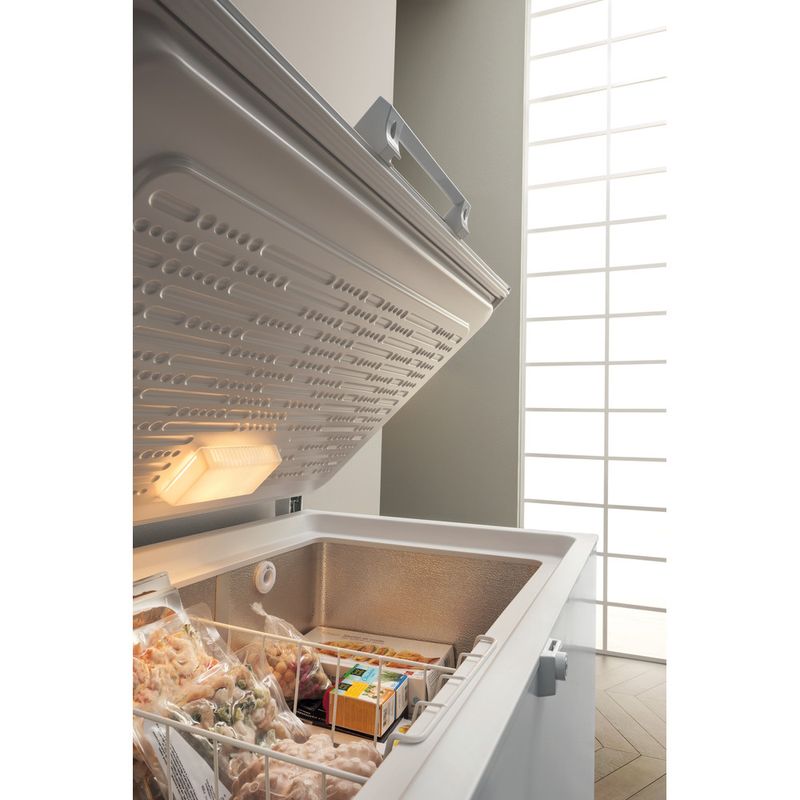 Hotpoint Freezer Freestanding CS2A 300 H FA 1 White Lifestyle perspective open