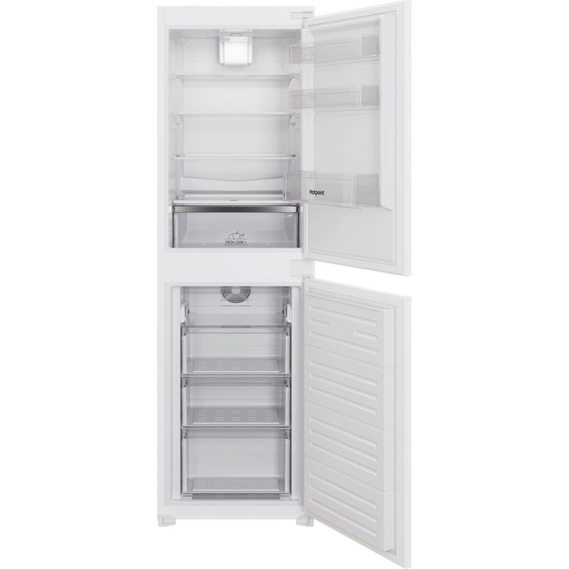 Hotpoint-Fridge-Freezer-Built-in-HBC18-5050-F2-White-2-doors-Frontal-open