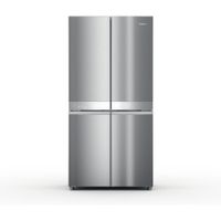 Hotpoint Total No Frost Side-by-Side Fridge Freezer - Stainless Steel - Holds 33 Shopping Bags - E Rated - HQ9 B2L G