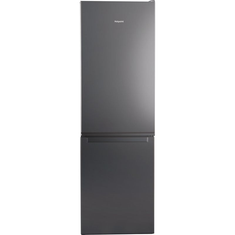 Hotpoint Fridge Freezer Freestanding H1NT 821E OX Optic Inox 2 doors Frontal