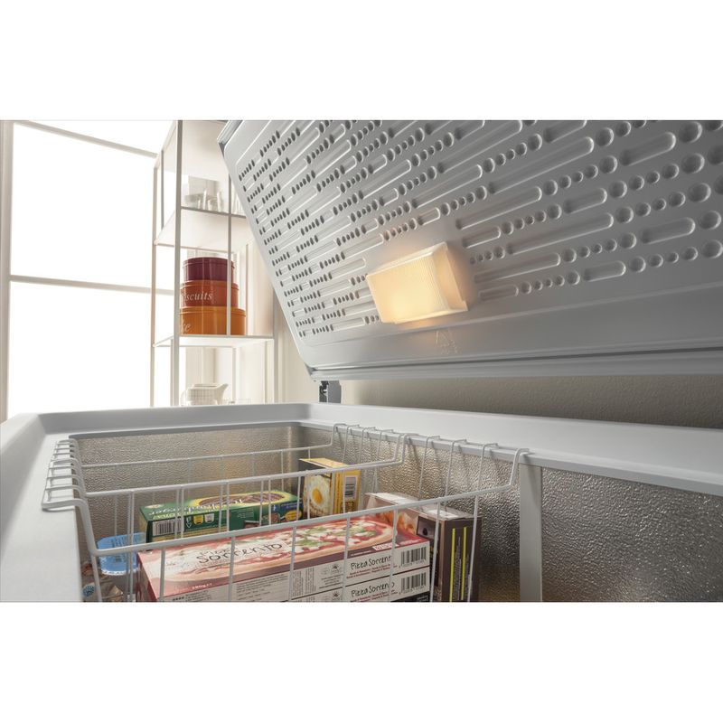 Hotpoint Freezer Freestanding CS2A 400 H FM FA UK 1 White Lifestyle perspective open