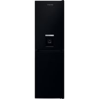 Hotpoint No Frost 50/50 Fridge Freezer - Black - Holds 14 Shopping Bags - E Rated - HBNF 55182 B AQUA UK