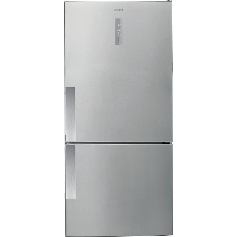 Hotpoint Fridge Freezer Freestanding H84BE 72 X UK Inox 2 doors Frontal