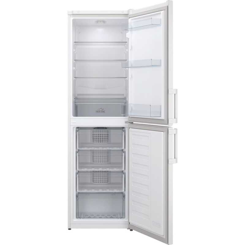 Hotpoint Fridge Freezer Freestanding HB55 732 W UK White 2 doors Frontal open