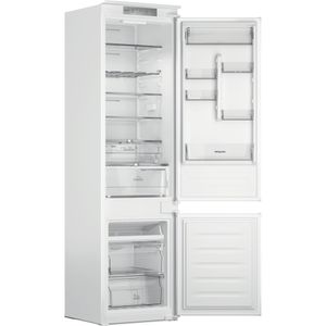 Hotpoint Fridge Freezer Built-in HTC20 T322 UK White 2 doors Perspective open