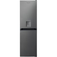 Hotpoint No Frost 50/50 Fridge Freezer - Silver - Holds 14 Shopping Bags - E Rated - HBNF 55182 S AQUA UK