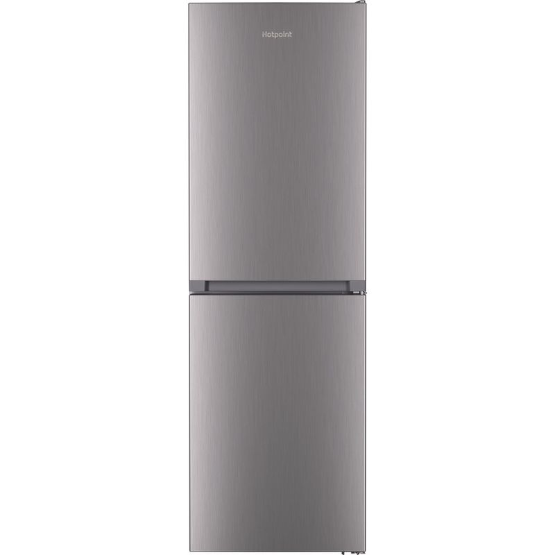 Hotpoint Fridge Freezer Freestanding HBTNF 60182 X UK Inox 2 doors Frontal