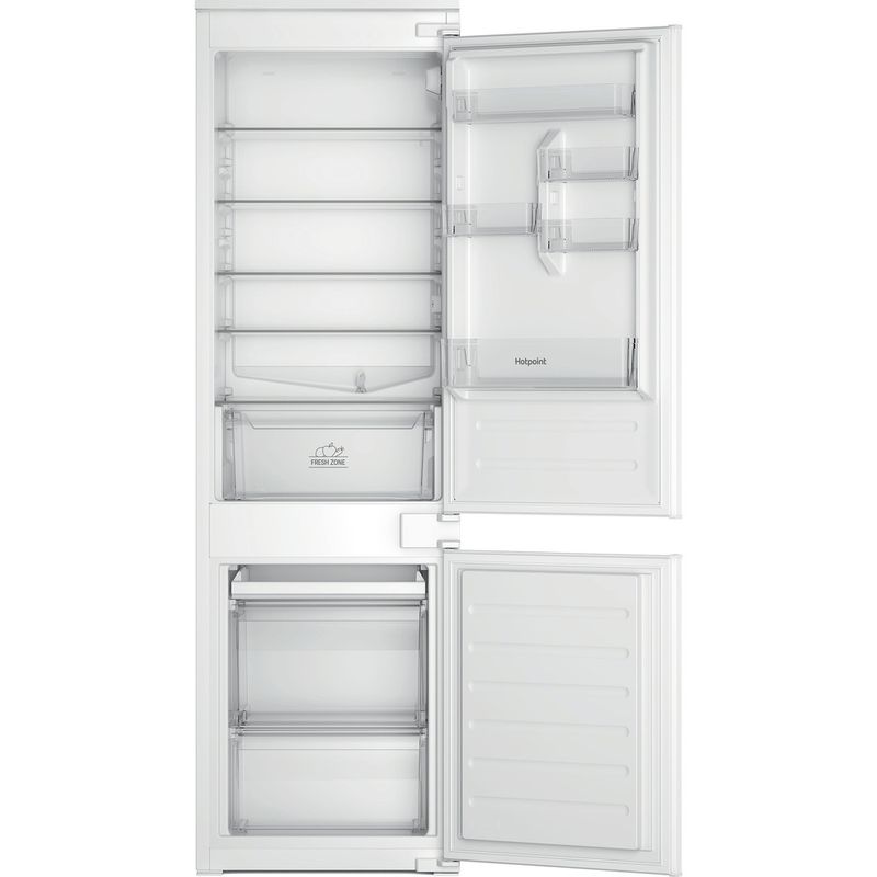 Hotpoint Fridge Freezer Built-in HTC18D011A1 White 2 doors Frontal open