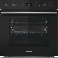 Hotpoint Class 4 Multiflow Air Fry Electric Single Oven with Steam - Black - Catalytic - A+ Rated - SI4S 854 C BL