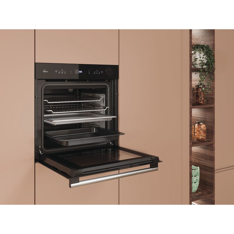 Hotpoint OVEN Built-in SI4S 854 C BL Electric A+ Lifestyle perspective open