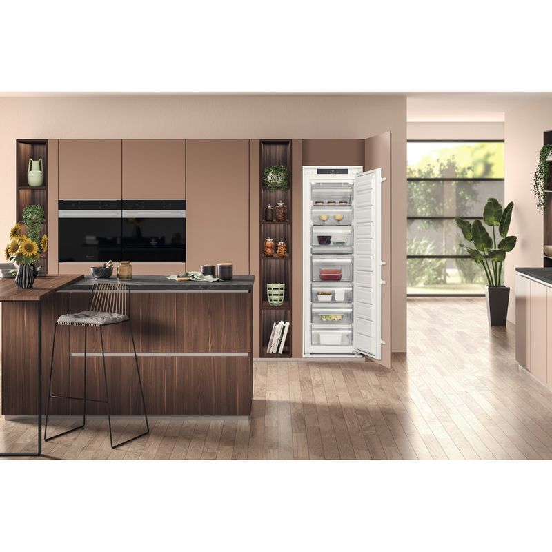 Hotpoint Freezer Built-in HF 1801 E F2 UK White Lifestyle frontal open