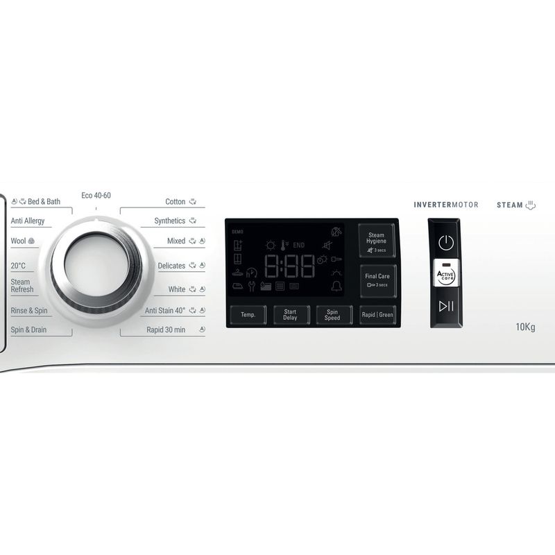 Hotpoint Washing machine Freestanding NM11 1046 WD A UK N White Front loader A Program