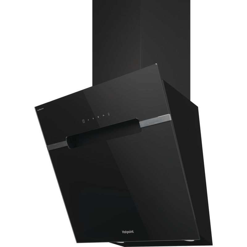 Hotpoint HOOD Built-in PHVS 61F LT DP K Black Wall-mounted Electronic Perspective