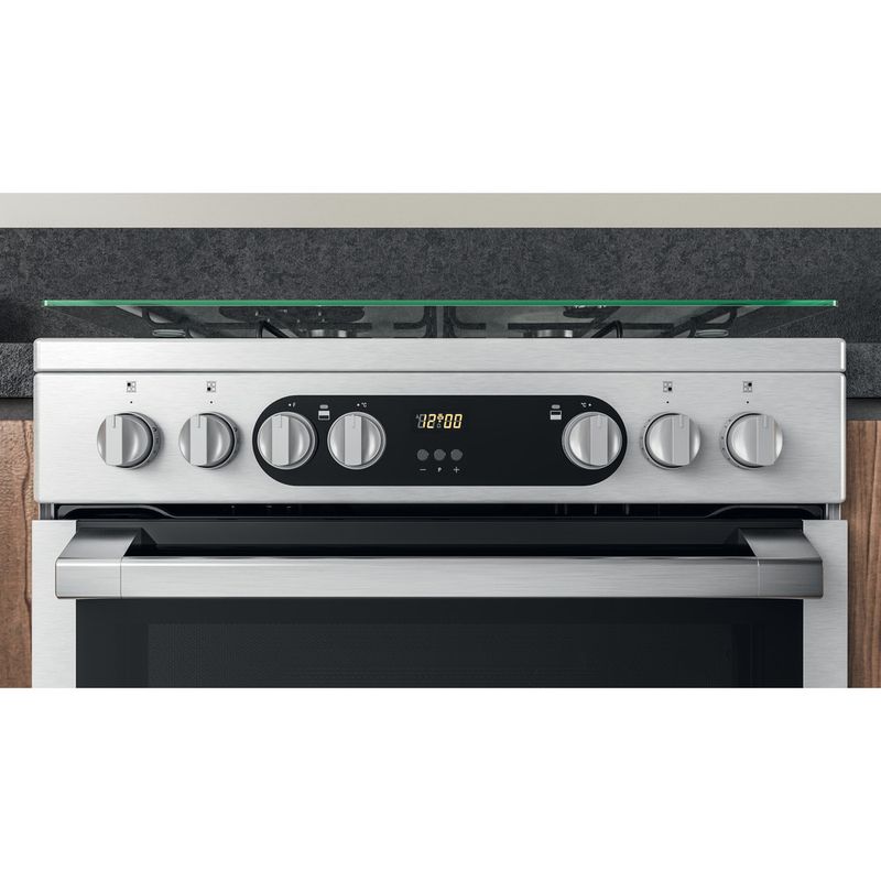 Hotpoint Double Cooker HDM67G9C2CX/U Inox A Lifestyle control panel