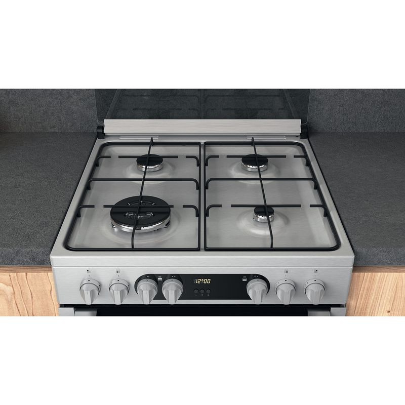 Hotpoint Double Cooker HDM67G9C2CX/U Inox A Lifestyle detail