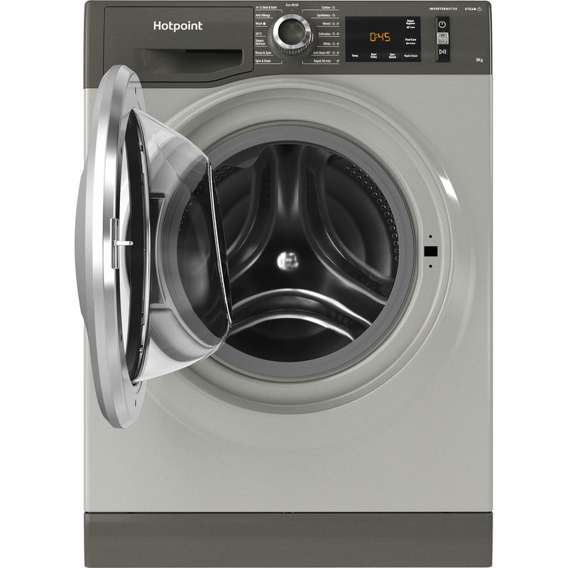 Hotpoint Washing machine Freestanding NM11 948 GC A UK Graphite Front loader A Frontal open