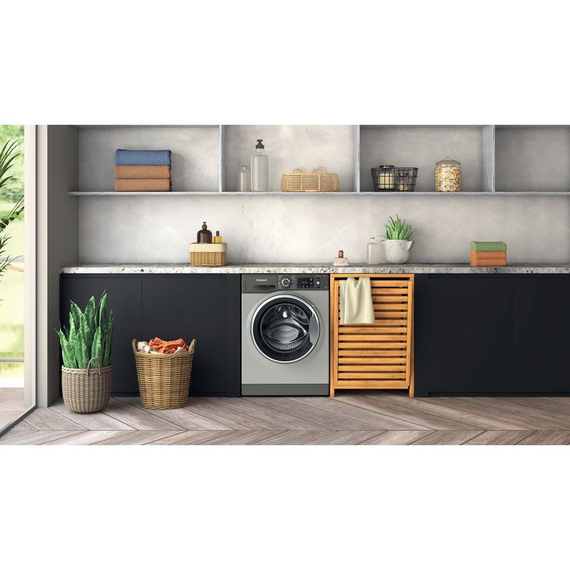 Hotpoint Washing machine Freestanding NM11 948 GC A UK Graphite Front loader A Lifestyle frontal