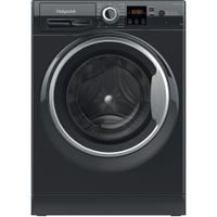 Hotpoint Anti-stain Washing Machine - Black - 8kg - 1400rpm - A Rated - NSWR 846 BS UK