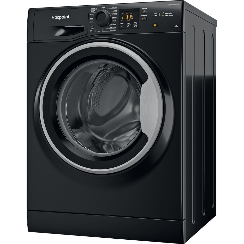 Freestanding Washing Machine Hotpoint NSWM 846 BS UK Hotpoint