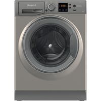 Hotpoint Anti-stain Washing Machine - Graphite - 8kg - 1400rpm - A Rated - NSWR 846 GK UK