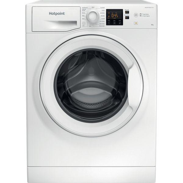 Hotpoint-Washing-machine-Freestanding-NSWM-846-W-UK-White-Front-loader-A-Frontal