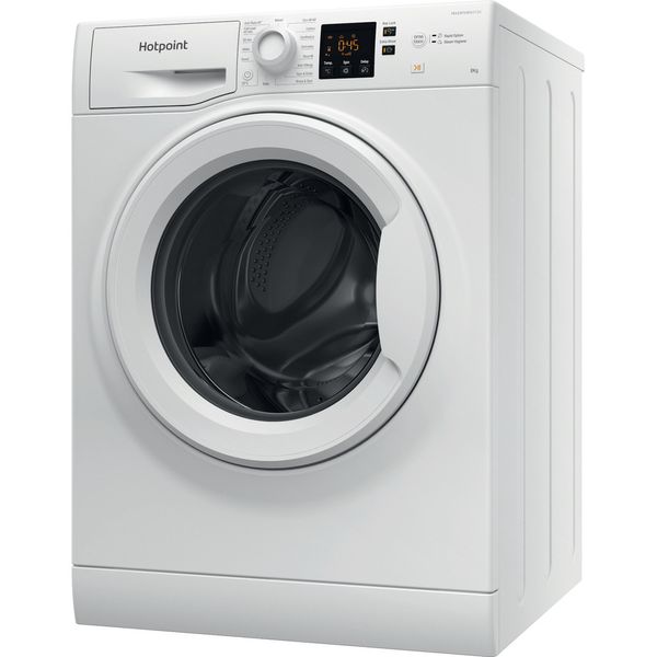 Hotpoint-Washing-machine-Freestanding-NSWM-846-W-UK-White-Front-loader-A-Perspective