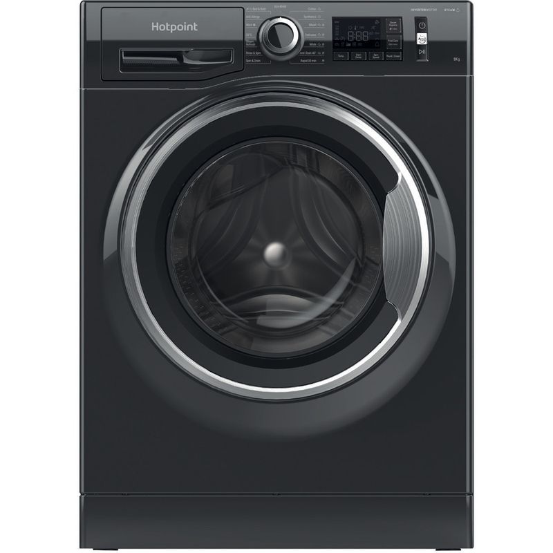 Hotpoint Washing machine Freestanding NM11 948 BC A UK Black Front loader A Frontal