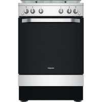 Hotpoint Gas Single Cooker - Stainless Steel - 60cm - A+ Rated - HS67G2PMX/UK