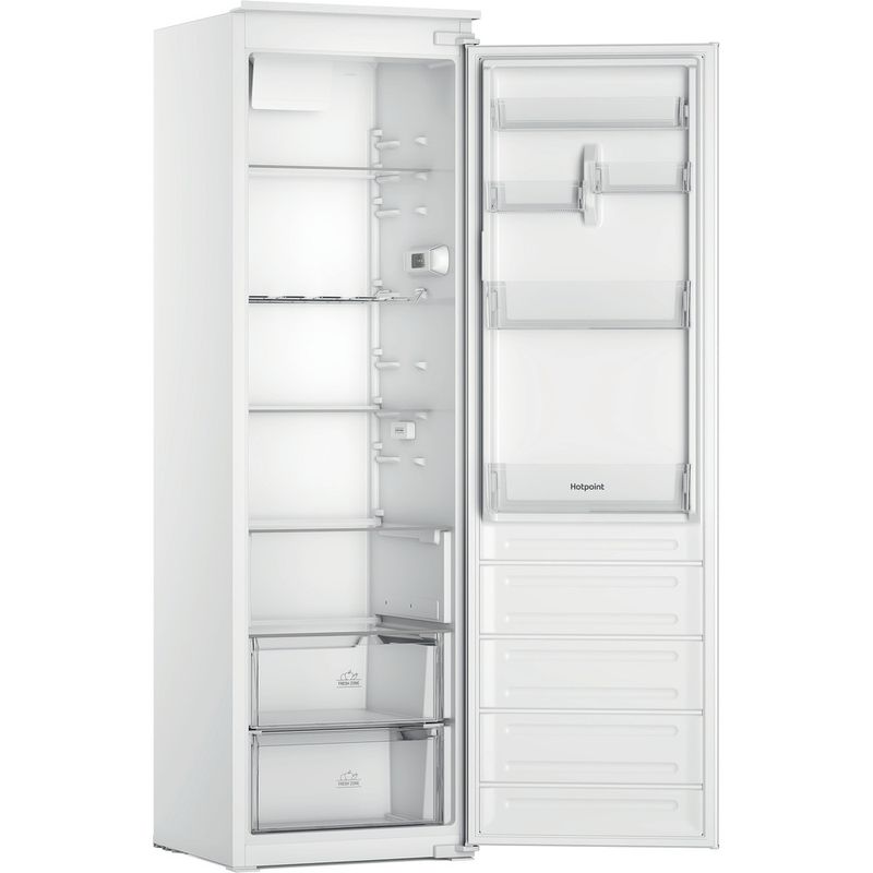 Hotpoint Refrigerator Built-in HTSD18A011A1 Steel Perspective open