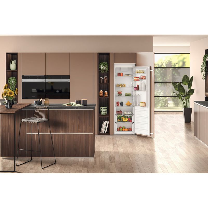 Hotpoint Refrigerator Built-in HTSD18A011A1 Steel Lifestyle frontal open