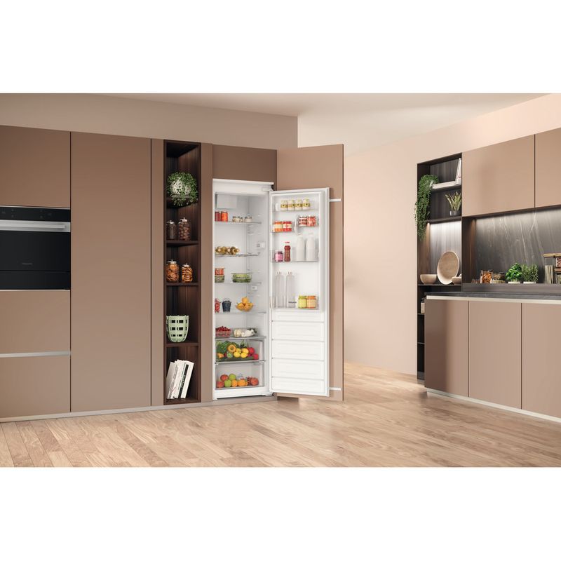 Hotpoint Refrigerator Built-in HTSD18A011A1 Steel Lifestyle perspective open