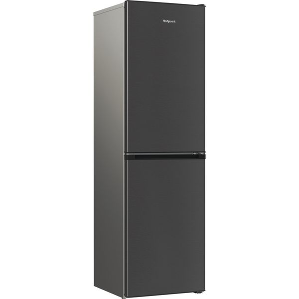 Hotpoint Fridge Freezer Freestanding HPKH 1261 XBR4UK ARC 764 Manhattan Gray 2 doors Perspective