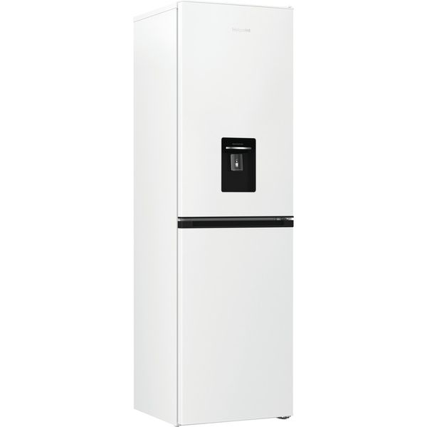 Hotpoint Fridge Freezer Freestanding HPKH 1261W W4UK White - ARC P1 2 doors Perspective