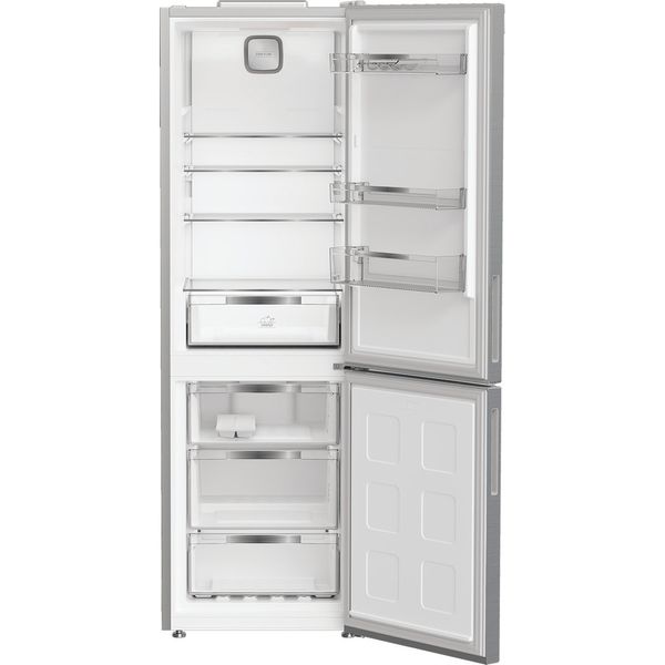 Hotpoint Fridge Freezer Freestanding HPK 26362 XP5UK New Silver – ARC 1035 2 doors Frontal open